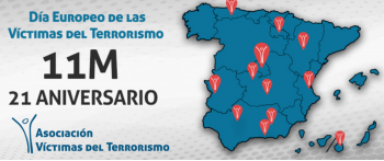 Acompáñanos a rendir homenaje a las víctimas del terrorismo en el 21 aniversario del 11M